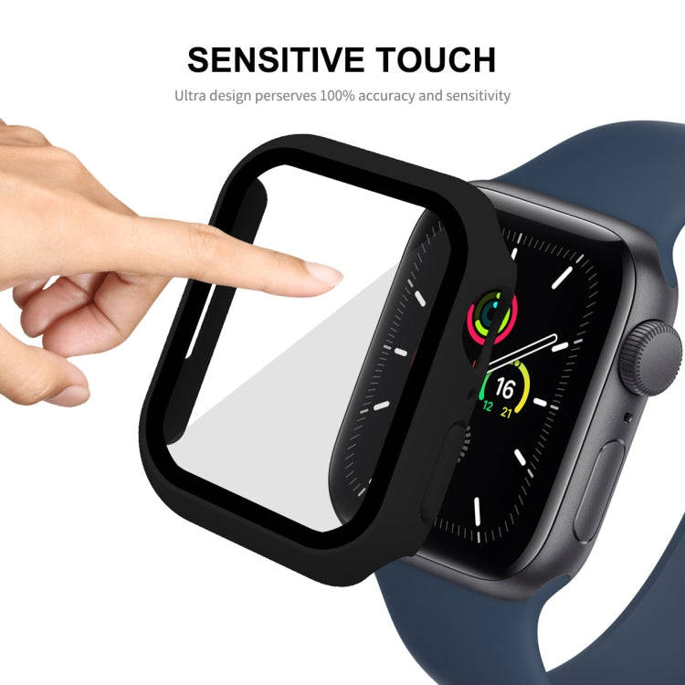 ENKAY Hat-Prince 2 in 1 PC Frame + 9H Tempered Glass Protector Full Coverage Case For Apple Watch...