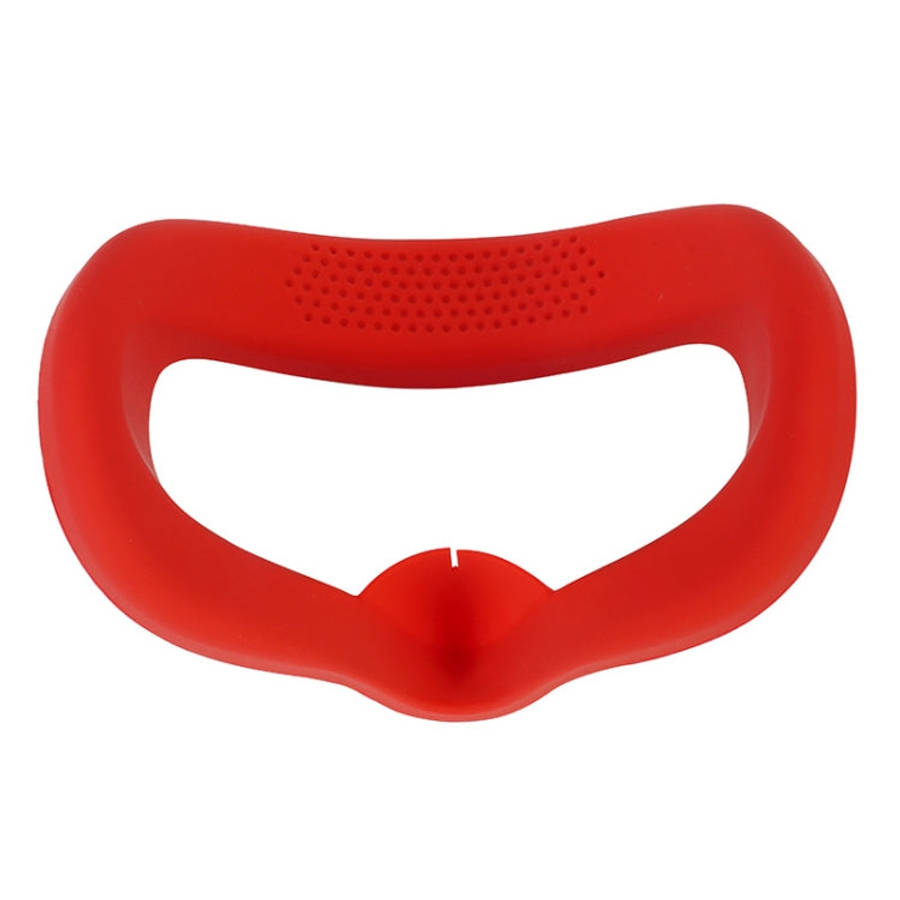 JD-391215 Suitable for Quest 2 Generation VR Eye Mask Silicone Cover + Lens Cover Set(Red)