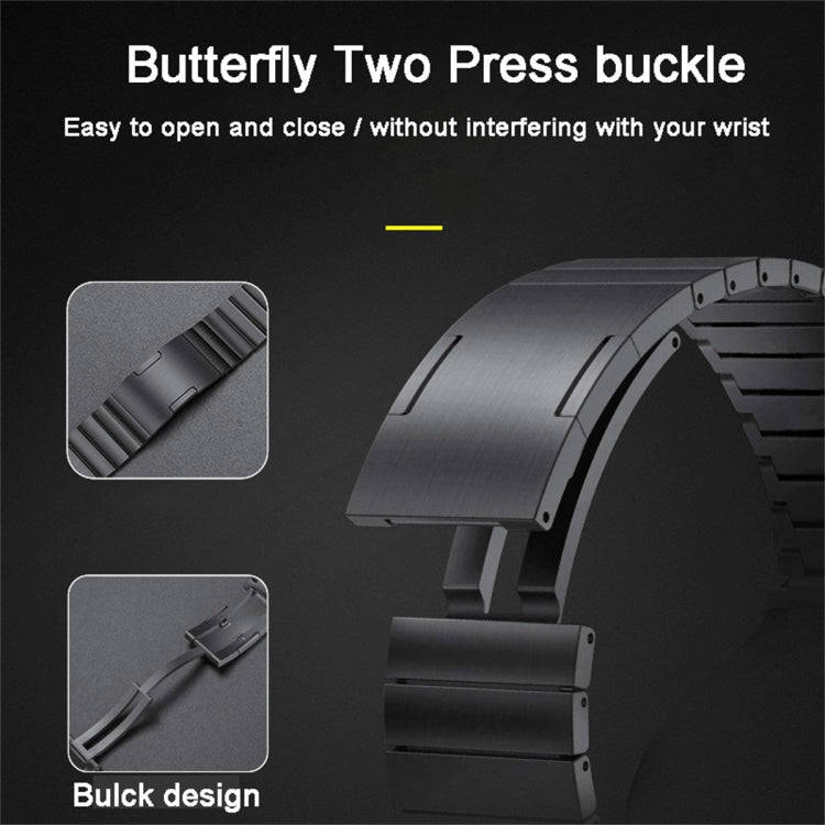 For Honor Watch GS Pro Titanium Alloy Quick Release Watch Band(Black)