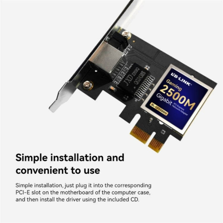 LB-LINK BL-GP2500M Single Port Desktop PC 2.5Gbps PCIE Gigabit 2500M Wired Network Card