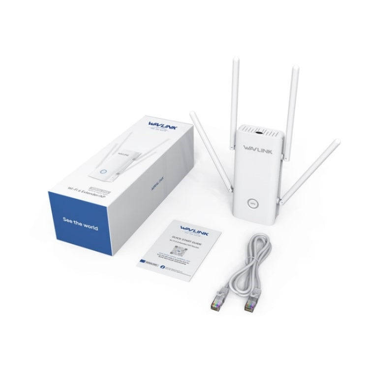 WAVLINK WN583AX1 Ethernet Port AX1800 WiFi6 1.8Gbps Dual Band WiFi Booster Wireless Router, Plug:...