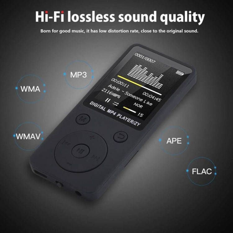 Portable MP4 Lossless Sound Music Player FM Recorder Walkman Player Mini Support Music, Radio, Re...