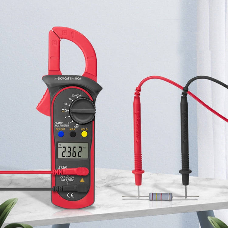 ANENG ST201 AC And DC Digital Clamp Multimeter Voltage And Current Measuring Instrument Tester( B...