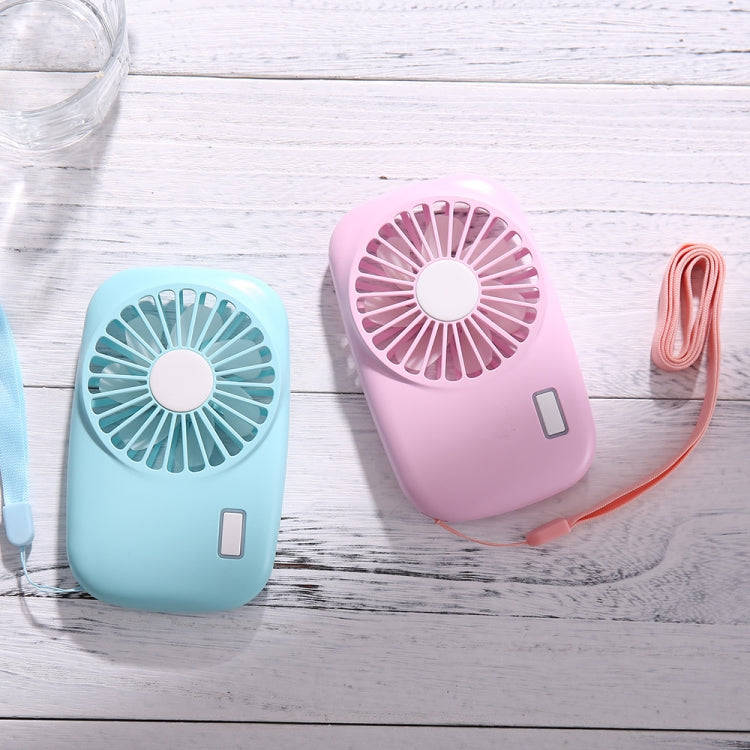 Portable Hand Held USB Rechargeable Mini Fan(White)