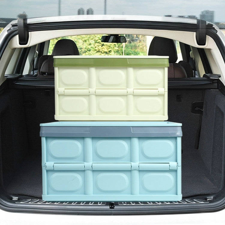 Car Trunk Storage Box Foldable Car Plastic Storage Box, Size:S(Light Brown)