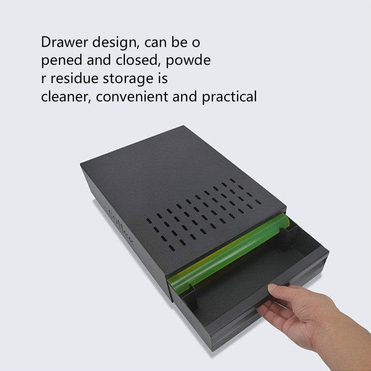 Stainless Steel Drawer Type Coffee Grounds Box Coffee Machine Supporting Equipment(Steel Color)