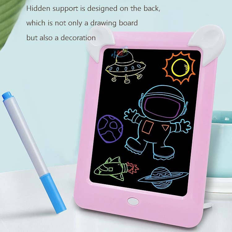 LED Luminous Drawing Board Electronic Fluorescent Writing Board Children Light Painting Message B...