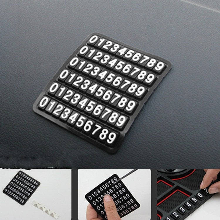 Car Interior Car Multifunctional Instrument Panel Storage Pad Car Phone Bracket Anti-slip Pad Wit...