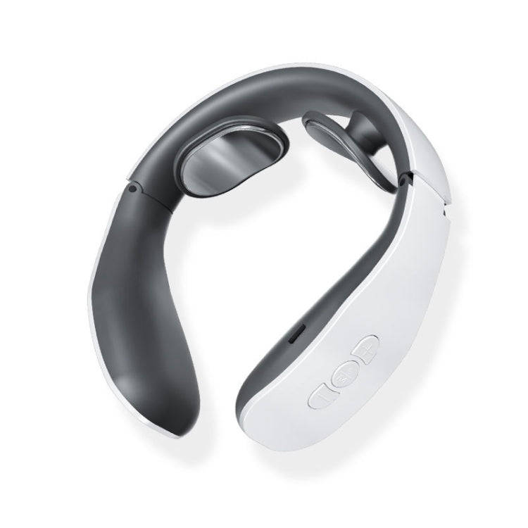 Cervical Massager Electromagnetic Pulse Heating Neck Protector, Style:Charging Remote Heating