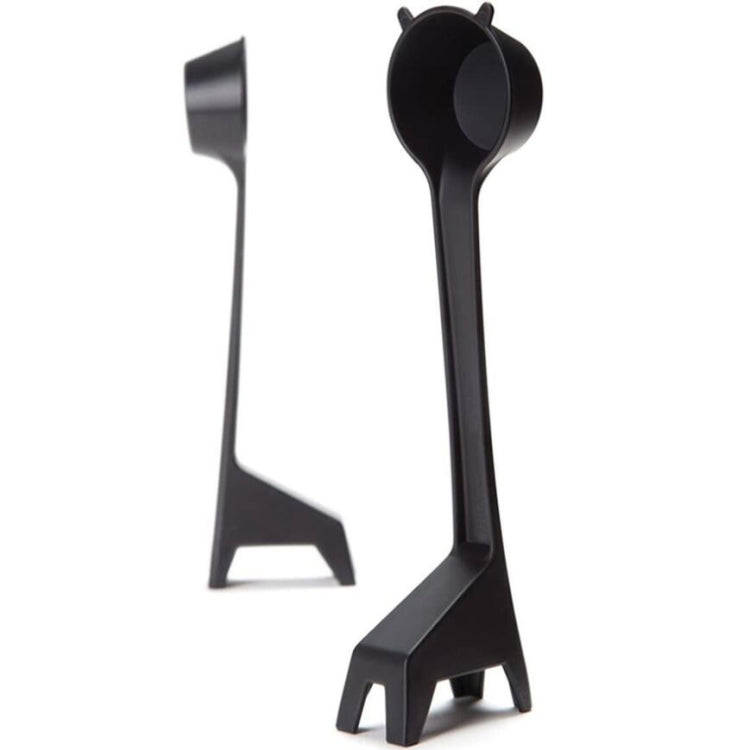 5 PCS Cartoon Giraffe Shape Coffee Spoon Coffee Bean Powder Quantitative Spoon Metering Plastic S...
