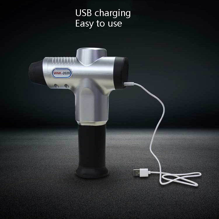 Hishell WK-2020 Electric Massage Gun Muscle Relaxation Charging Massager Portable Fitness Equipme...