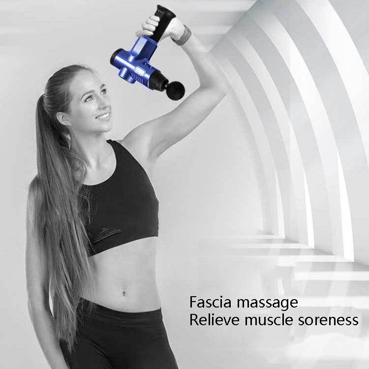 Hishell WK-2020 Electric Massage Gun Muscle Relaxation Charging Massager Portable Fitness Equipme...