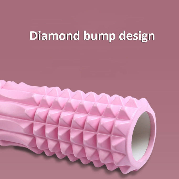 3 in 1 Eva Foam Roller Hollow Muscle Relaxation Roller Yoga Column Set, Length:  45cm (Purple Wol...