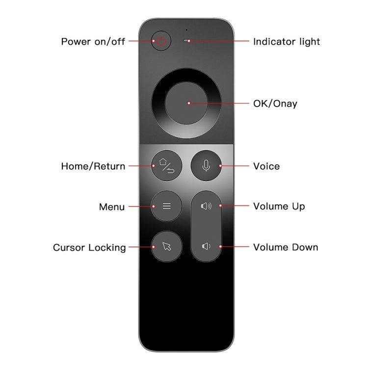 W3 Air Infrared Learning Double -Sided Wireless Mini Keyboard Mouse 2.4G Voice Remote Control