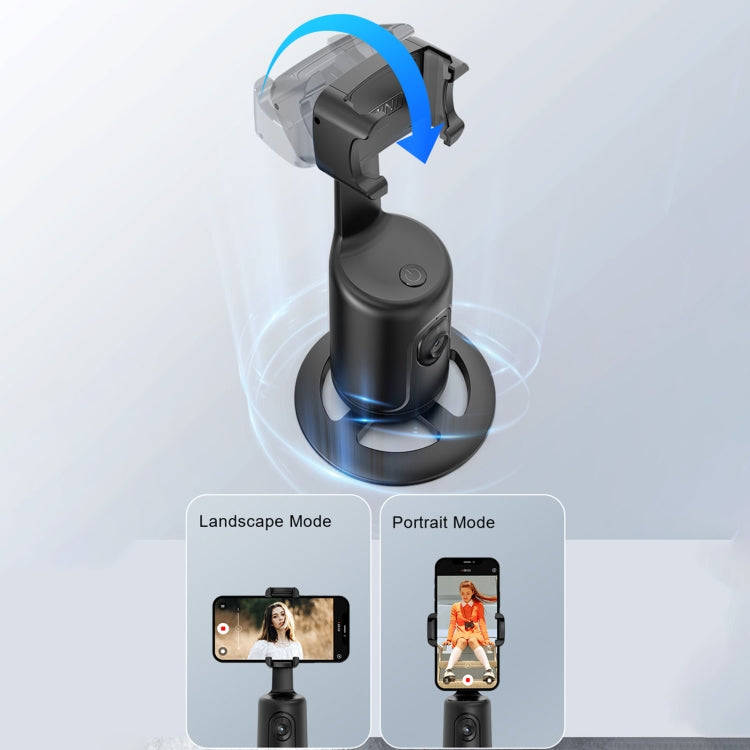 P01 360 Rotation Follow-up Gimbal Stabilizer With a 1/4-inch Interface(Black)