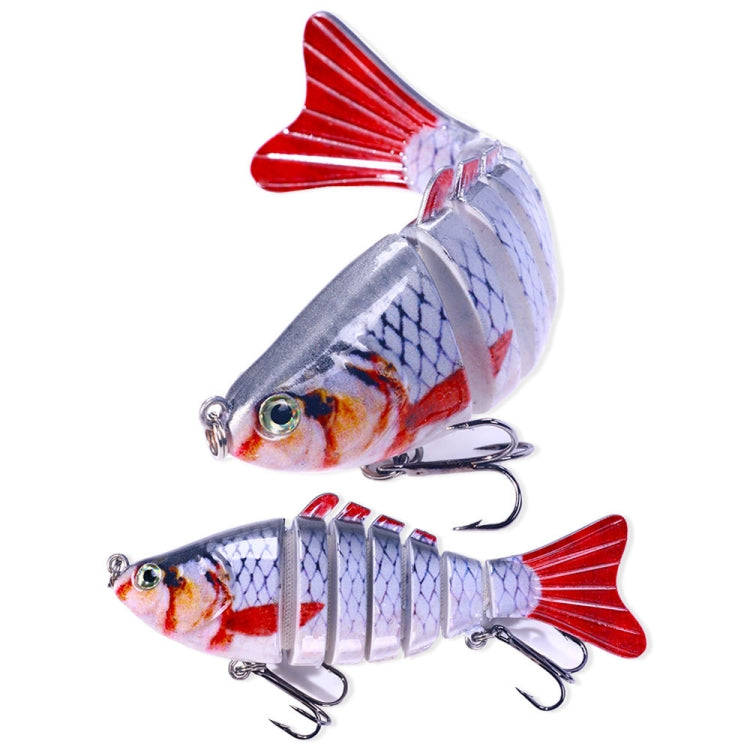 HENGJIA JM062 7 Section Fish Fake Lures VIB Minnow Fishing Lures, Size: 10cm 15g(9)