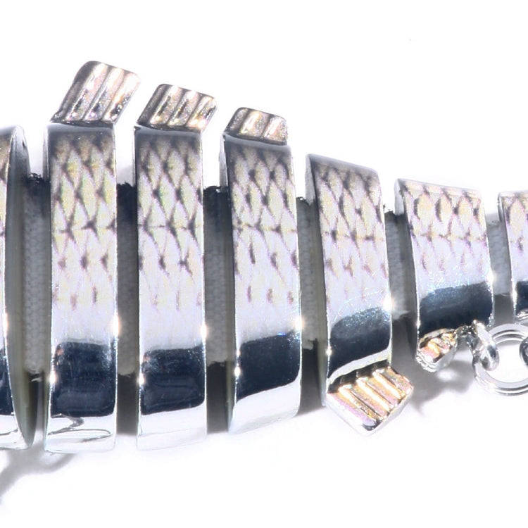 HENGJIA 10cm 24g Bionic Multi-Section Fish Bait Plastic Electroplating Fake Bait(2)