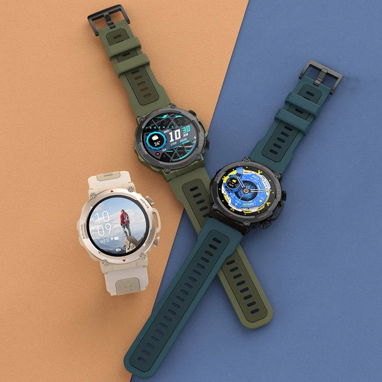 S56T Heart Rate/Blood Oxygen/Sleep Monitoring Bluetooth Call Outdoor Waterproof Smart Watch(Black)