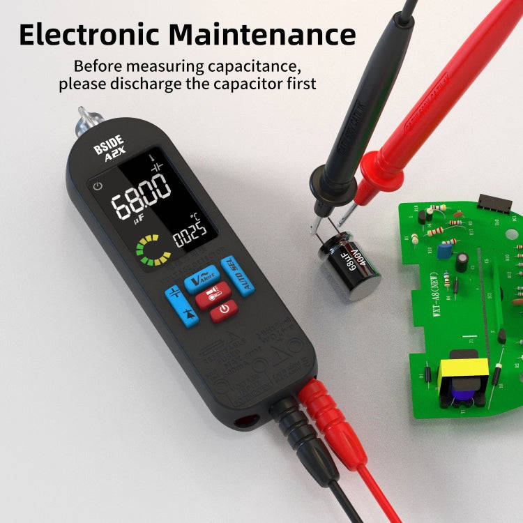 BSIDE A2X Charging Model Mini Digital Pen Auto Ranging Multimeter