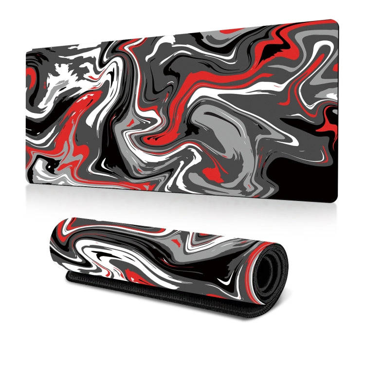 Large Abstract Mouse Pad Gamer Office Computer Desk Mat, Size: 400 x 900 x 2mm(Abstract Fluid 1)