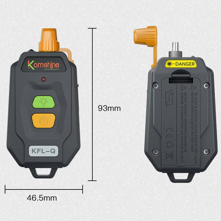 Komshine 15km Mini Optical Fiber Breakpoint Positioning Test Red Light Pen, Specification: KFL-Q-...