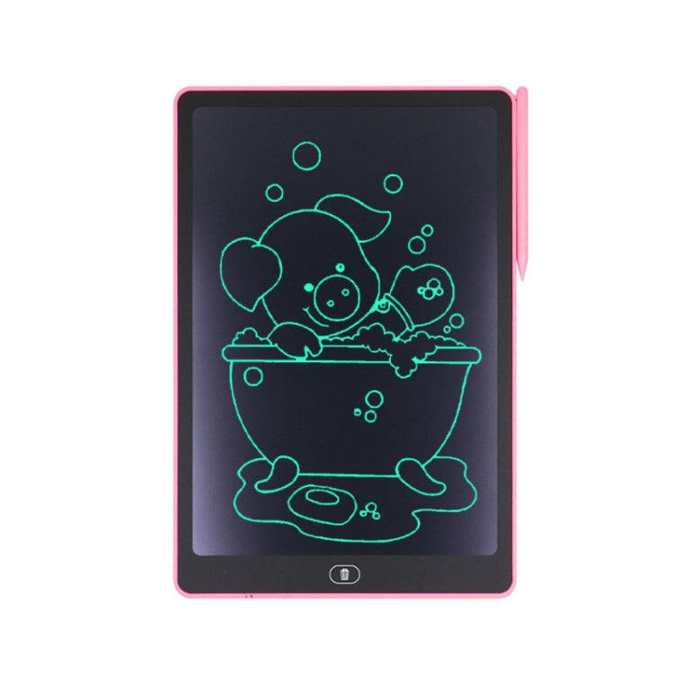 16 Inch Children LCD Writing Board Erasable Drawing Board, Color: Pink Monochrome Handwriting