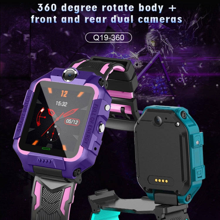 Q19 1.44-inch 2G Network 360-degree Rotating Positioning Camera Smart Waterproof Children Calling...