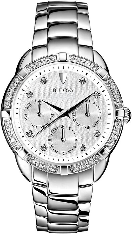 Authentic BULOVA Diamond Collection Multifunction Ladies Watch
