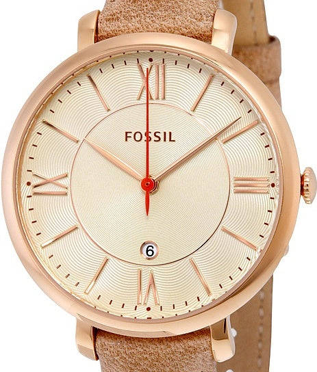 Authentic FOSSIL Jacqueline Leather Ladies Watch