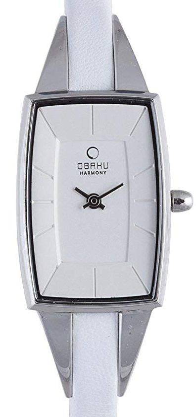 Authentic OBAKU Denmark White Leather Ladies Watch