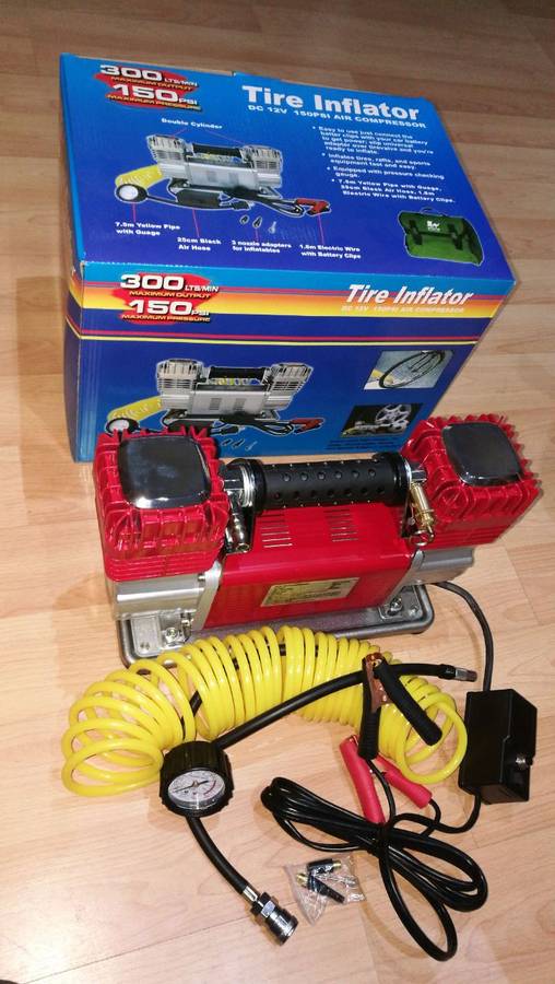 Portable Air Compressor - Dual Cylinder