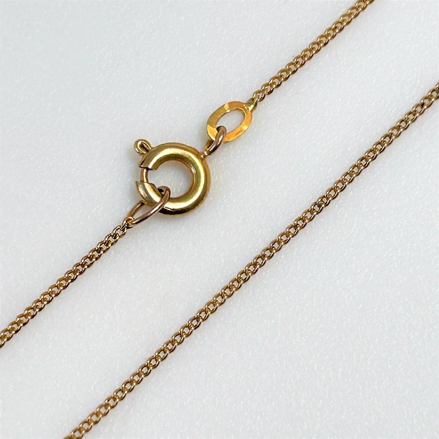 9ct Gold Fine Curb Link Chain Necklace