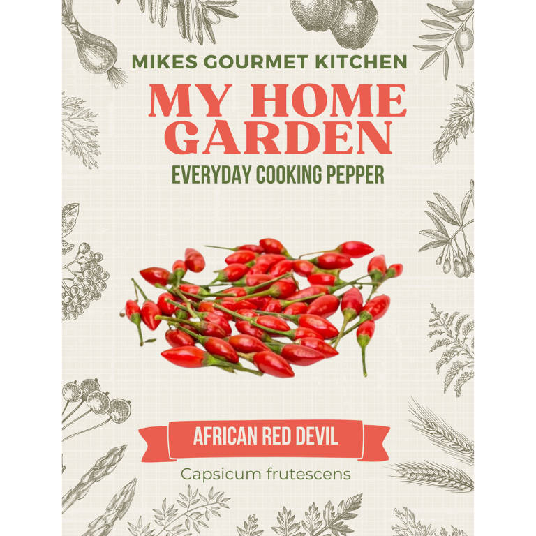 African Red Devil Pepper Seeds