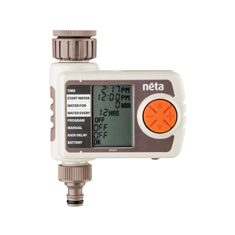 NETA Electronic One Zone Tap Timer plus FREE NETA Watering Set