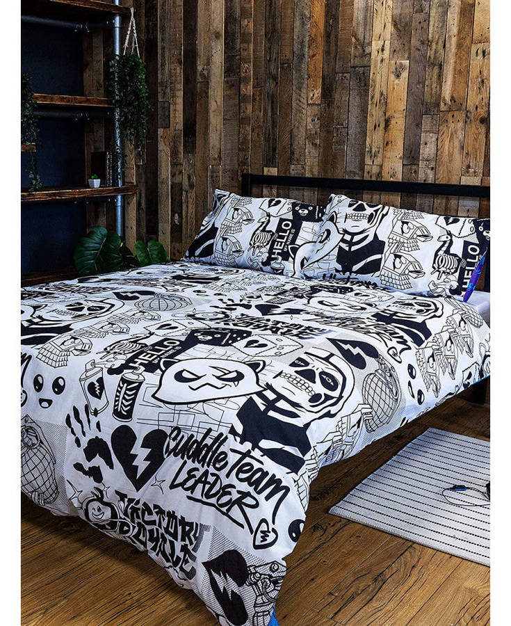 Official Fortnite Fanzine Duvet - Fortnite Bedding - NEW - Double
