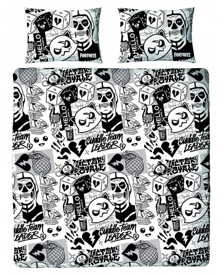 Official Fortnite Fanzine Duvet - Fortnite Bedding - NEW - Double
