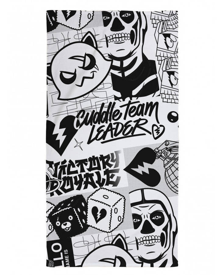 Fortnite Fanzine Beach Towel - Fortnite Bedding