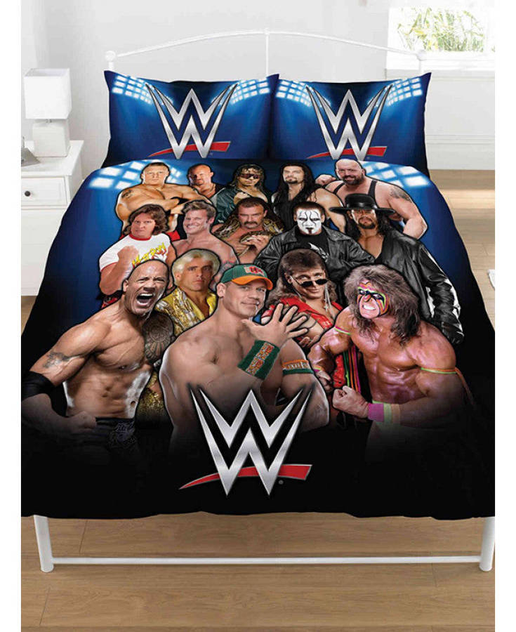 WWE Legends Duvet Cover - WWE Wrestling Bedding - Double