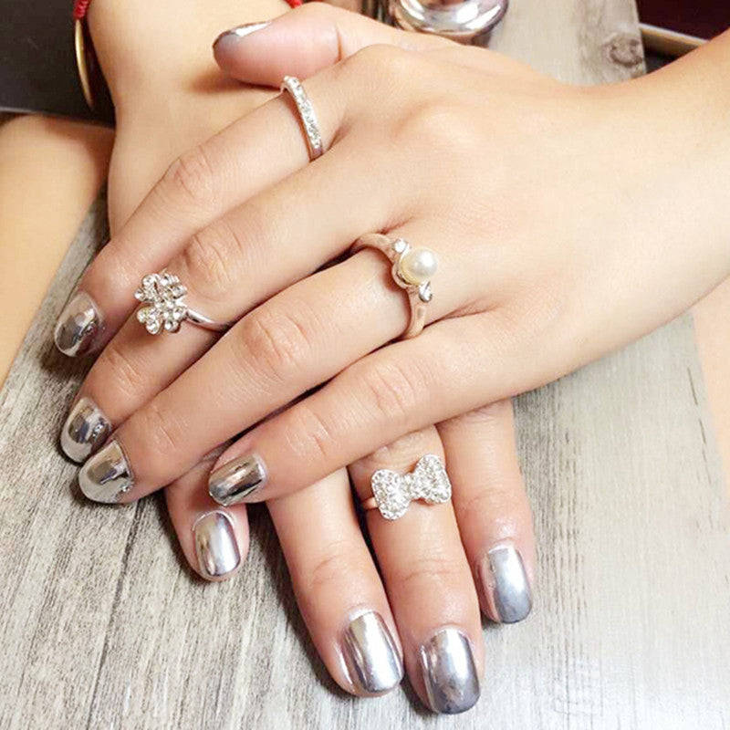 Mirror Effect Nail Polish - 15ml  Nail Polish + 15ml Top Coat