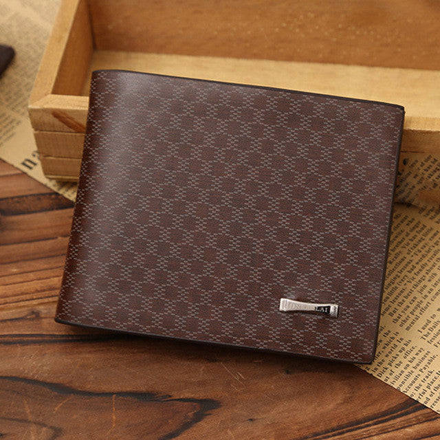 Men's Wallet - Bifold Plade Credit Card holder