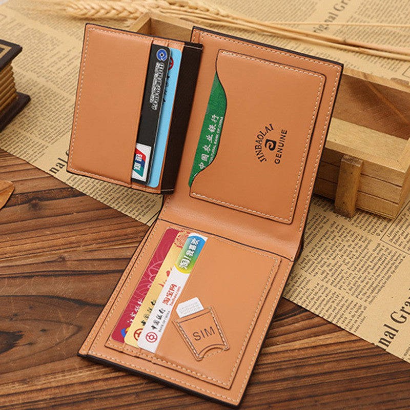 Men's Wallet - Bifold Plade Credit Card holder