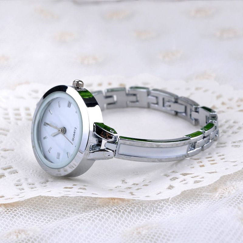 Ladies Analog Bracelet Watch - Silver