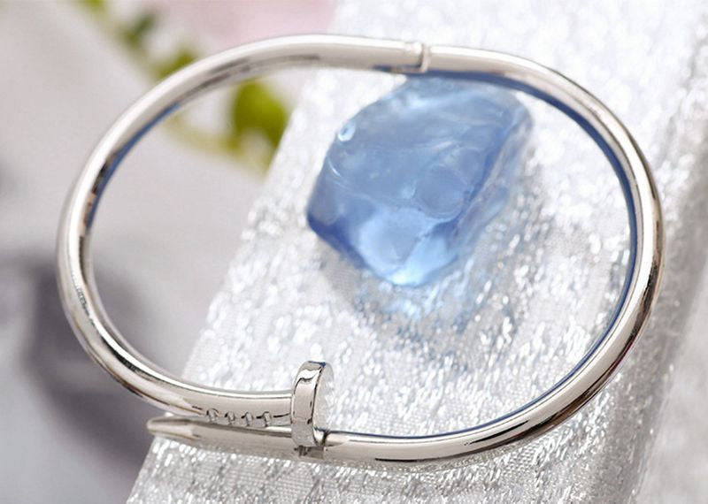 Nail Bracelets - Men/Women - Silver