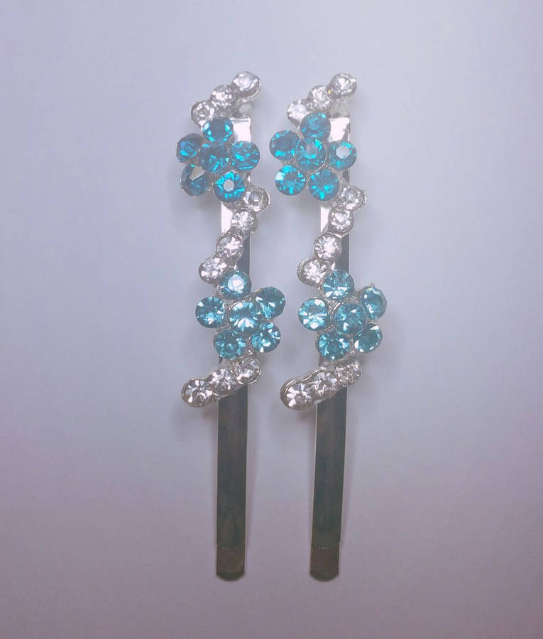 Hair Clips - Style 2 / Blue