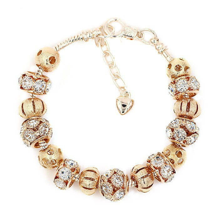 18K Gold Plated Charm Bracelet