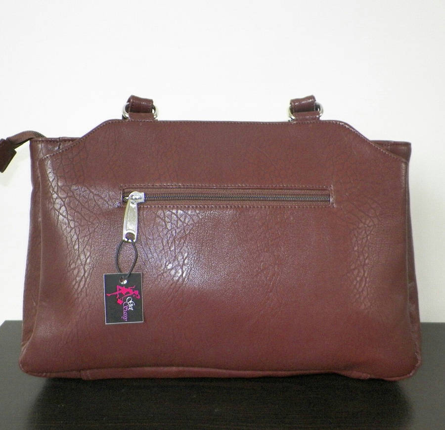 Elegant Casual Everyday Handbag - Brown