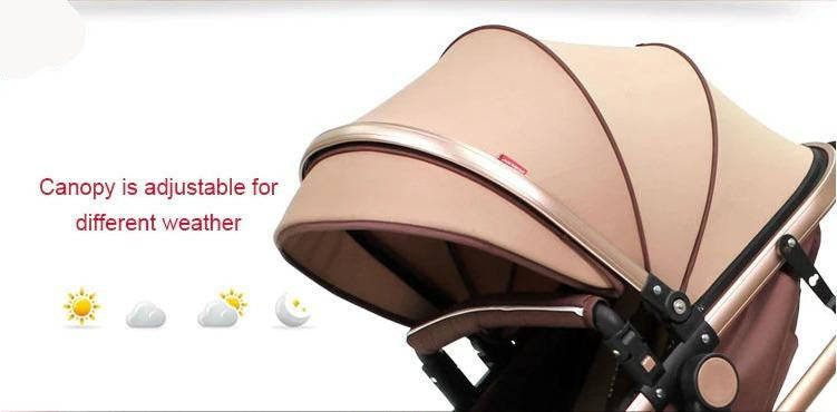 FREE Delivery - Baby Pram Stroller - 3 Function Foldable Baby Pram with Car Seat- mint green