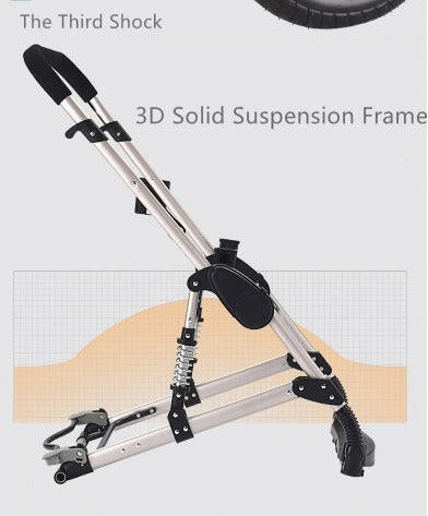 FREE Delivery - Baby Pram Stroller - 3 Function Foldable Baby Pram with Car Seat- Black and Gold