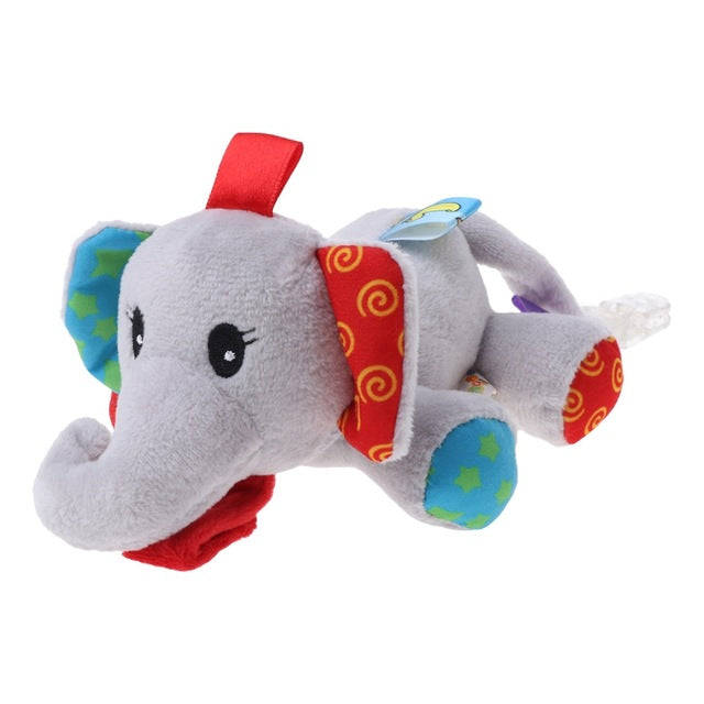Baby Dummy Teddy - Elephant