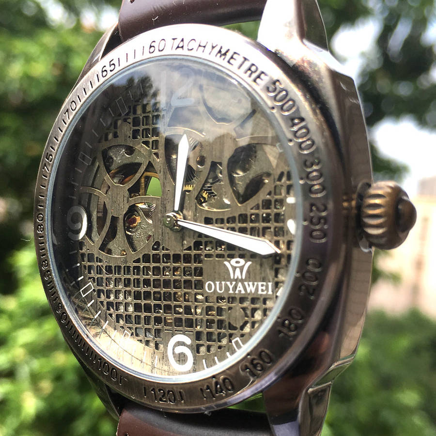 Automatic Steampunk Skeleton Mechanical Watches